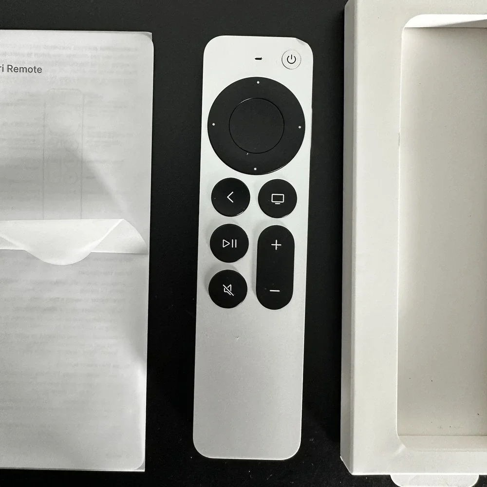 Apple TV Siri Remote 3rd Generation USB-C Aluminum Minimalist Tech Genuine